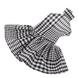 Maxbell Fashion Halter Plaid Dress Evening Skirt for 29cm Doll Dress Up Accs Black - Aladdin Shoppers