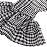 Maxbell Fashion Halter Plaid Dress Evening Skirt for 29cm Doll Dress Up Accs Black - Aladdin Shoppers