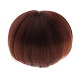 Maxbell Fashion Male Doll Wig Short Hair DIY Making for 1/3 BJD Doll Accs Dark Brown - Aladdin Shoppers