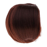 Maxbell Fashion Male Doll Wig Short Hair DIY Making for 1/3 BJD Doll Accs Dark Brown - Aladdin Shoppers
