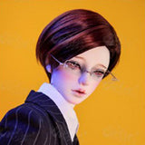 Maxbell Fashion Male Doll Wig Short Hair DIY Making for 1/3 BJD Doll Accs Dark Brown - Aladdin Shoppers