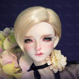 Maxbell Fashion Male Doll Wig Short Hair DIY Making for 1/3 BJD Doll Accs Light Gold - Aladdin Shoppers
