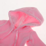 Maxbell Fashion Pleated Skirt Pink Hoodies Outfit for 1/3 BJD Dolls Clothes - Aladdin Shoppers