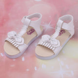 Maxbell Fashion Sandals Summer Shoes for 1/3 Girl Doll Dress up Accessory White - Aladdin Shoppers