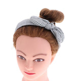 Maxbell Fashion Striped Bow Pattern Head Wrap Headband Twisted Knotted Hair Band A - Aladdin Shoppers