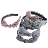Maxbell Fashion Striped Bow Pattern Head Wrap Headband Twisted Knotted Hair Band A - Aladdin Shoppers