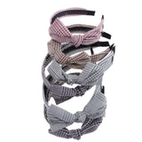 Maxbell Fashion Striped Bow Pattern Head Wrap Headband Twisted Knotted Hair Band A - Aladdin Shoppers