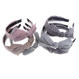Maxbell Fashion Striped Bow Pattern Head Wrap Headband Twisted Knotted Hair Band A - Aladdin Shoppers