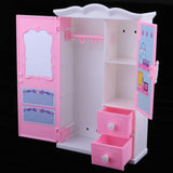 Maxbell Fashion Wardrobe Closet Model Toy For Dolls House Room Furniture Ornament - Aladdin Shoppers