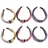 Maxbell Fashion Wave Pattern Head Wrap Headband Twisted Knotted Hair Band - Aladdin Shoppers