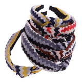 Maxbell Fashion Wave Pattern Head Wrap Headband Twisted Knotted Hair Band - Aladdin Shoppers