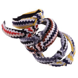 Maxbell Fashion Wave Pattern Head Wrap Headband Twisted Knotted Hair Band - Aladdin Shoppers