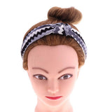 Maxbell Fashion Wave Pattern Head Wrap Headband Twisted Knotted Hair Band - Aladdin Shoppers