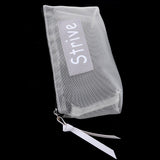 Maxbell Fashion Zipper Pencil Pen Case Bag Makeup Cosmetic Bag Pouch Dot Lady Grey - Aladdin Shoppers