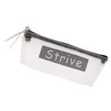Maxbell Fashion Zipper Pencil Pen Case Bag Makeup Cosmetic Bag Pouch Dot Lady Grey - Aladdin Shoppers