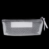 Maxbell Fashion Zipper Pencil Pen Case Bag Makeup Cosmetic Bag Pouch Dot Lady Grey - Aladdin Shoppers