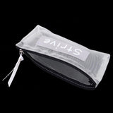 Maxbell Fashion Zipper Pencil Pen Case Bag Makeup Cosmetic Bag Pouch Dot Lady Grey - Aladdin Shoppers