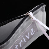 Maxbell Fashion Zipper Pencil Pen Case Bag Makeup Cosmetic Bag Pouch Dot Lady Grey - Aladdin Shoppers