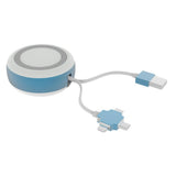 Maxbell Fast Charging Qi Wireless Charger Pad Universal for Phone Blue - Aladdin Shoppers