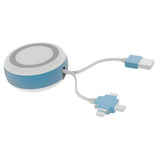 Maxbell Fast Charging Qi Wireless Charger Pad Universal for Phone Blue - Aladdin Shoppers