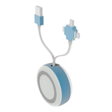 Maxbell Fast Charging Qi Wireless Charger Pad Universal for Phone Blue - Aladdin Shoppers