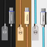 Maxbell Fast Charging USB C Cable 2.4A Super Charge USB Type C fr Android 1.5M Black - Aladdin Shoppers