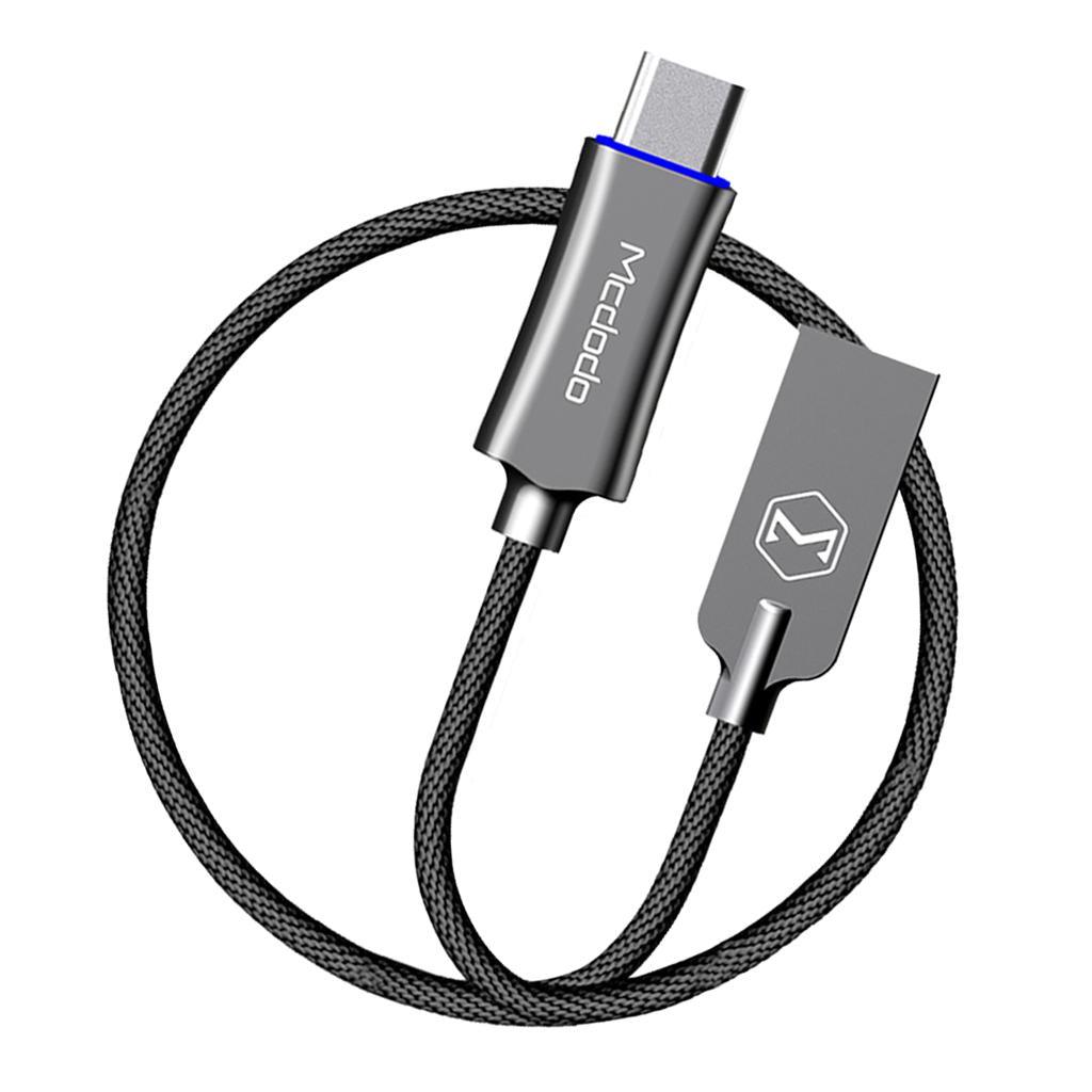 Maxbell Fast Charging USB C Cable 2.4A Super Charge USB Type C fr Android 1.5M Black - Aladdin Shoppers