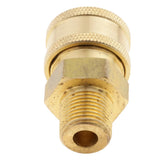 Maxbell Female To 3/8 Male Socket Brass Pressure Washer Quick Connect Fitting - Aladdin Shoppers