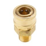 Maxbell Female To 3/8 Male Socket Brass Pressure Washer Quick Connect Fitting - Aladdin Shoppers