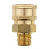 Maxbell Female To 3/8 Male Socket Brass Pressure Washer Quick Connect Fitting - Aladdin Shoppers