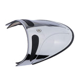 Maxbell Fender Extension Tip 110mm for Harley FXST XL FXDWG FXR Models 9016 Silver - Aladdin Shoppers