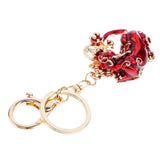 Maxbell Feng Shui Metal Pi Xiu Keychains to Attract Wealth Lucky Car Bag Keyring Red - Aladdin Shoppers