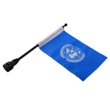 Maxbell Flagpole Mount with Flag Suitable for Harley UN Flag - Aladdin Shoppers