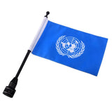Maxbell Flagpole Mount with Flag Suitable for Harley UN Flag - Aladdin Shoppers