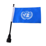 Maxbell Flagpole Mount with Flag Suitable for Harley UN Flag - Aladdin Shoppers