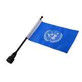 Maxbell Flagpole Mount with Flag Suitable for Harley UN Flag - Aladdin Shoppers