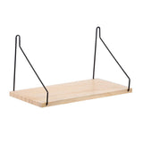 Maxbell Floating Shelves Wall Mounted Wood Hanging Display Shelves Storage Beige S - Aladdin Shoppers