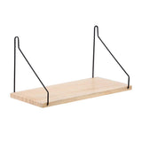Maxbell Floating Shelves Wall Mounted Wood Hanging Display Shelves Storage Beige S - Aladdin Shoppers