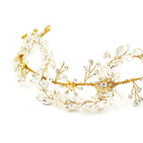 Maxbell Flower Rhinestone Crystal Wedding Headband Bridal Headpieces Style 2 - Aladdin Shoppers