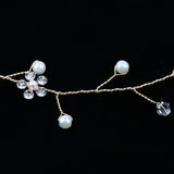 Maxbell Flower Rhinestone Crystal Wedding Headband Bridal Headpieces Style 3 Gold - Aladdin Shoppers