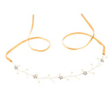 Maxbell Flower Rhinestone Crystal Wedding Headband Bridal Headpieces Style 3 Gold - Aladdin Shoppers
