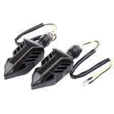 Maxbell Flowing Water Running Lamp Turn Signal Light for Motorcycle Black + Red - Aladdin Shoppers