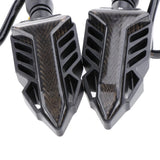 Maxbell Flowing Water Running Lamp Turn Signal Light for Motorcycle Black + Red - Aladdin Shoppers