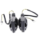 Maxbell Flowing Water Running Lamp Turn Signal Light for Motorcycle Black + Red - Aladdin Shoppers