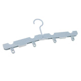 Maxbell Foldable Clothes Hanger Portable Travel Coat Drying Rack with 4 Clips Blue