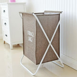 Maxbell Foldable Laundry Hamper Dirty Clothes Basket Kids Toy Organizer Coffee - Aladdin Shoppers