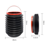 Maxbell Folding Water Bucket Water Container Pail for Car Camping BBQ Fishing 4L - Aladdin Shoppers