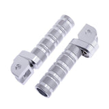 Maxbell Footrest Highway Pegs for Suzuki GSXR600 GSXR750 GSXR1000 2000-11 Silver - Aladdin Shoppers