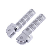 Maxbell Footrest Highway Pegs for Suzuki GSXR600 GSXR750 GSXR1000 2000-11 Silver - Aladdin Shoppers