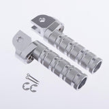 Maxbell Footrest Highway Pegs for Suzuki GSXR600 GSXR750 GSXR1000 2000-11 Silver - Aladdin Shoppers